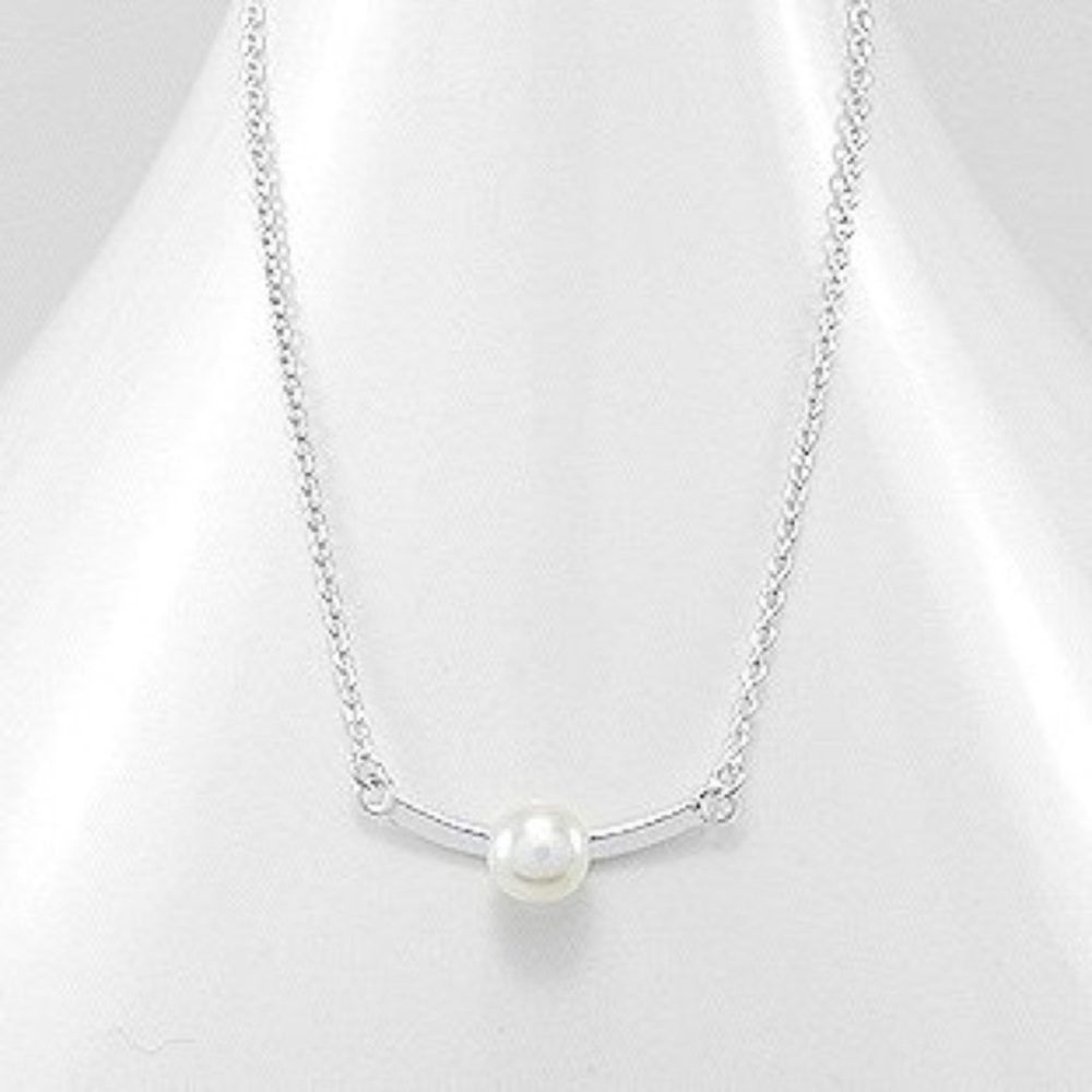 022 🆕 925 Silver Necklace with Freshwater Pearl